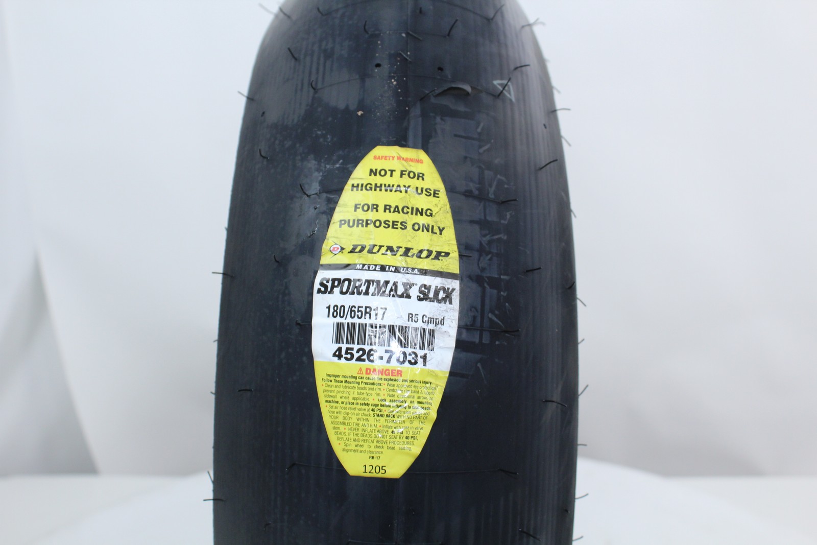 Dunlop Sportmax Slick Rear Tire 180/65R17 R5