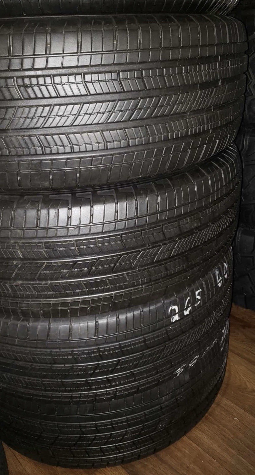 SET OF 4 GREAT USED 2656018 MICHELIN PRIMACY LTX 110H