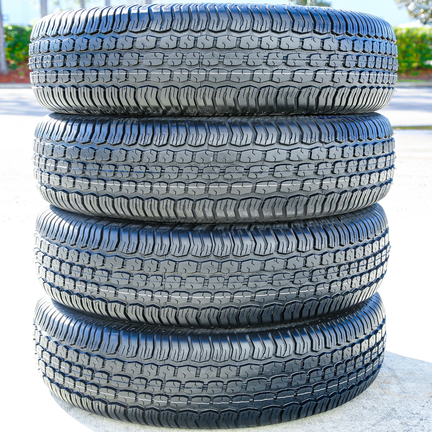 4 Tires Tornel Classic 195/75R14 92S White Wall A/S All Season