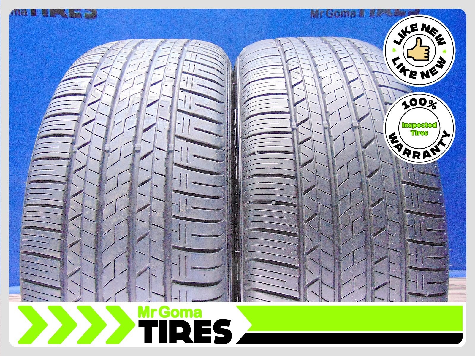 2 USED TIRES DUNLOP SP SPORT MAXX A1 A/S DSST CTT RFT 245/50R19 85%LIFE Run Flat
