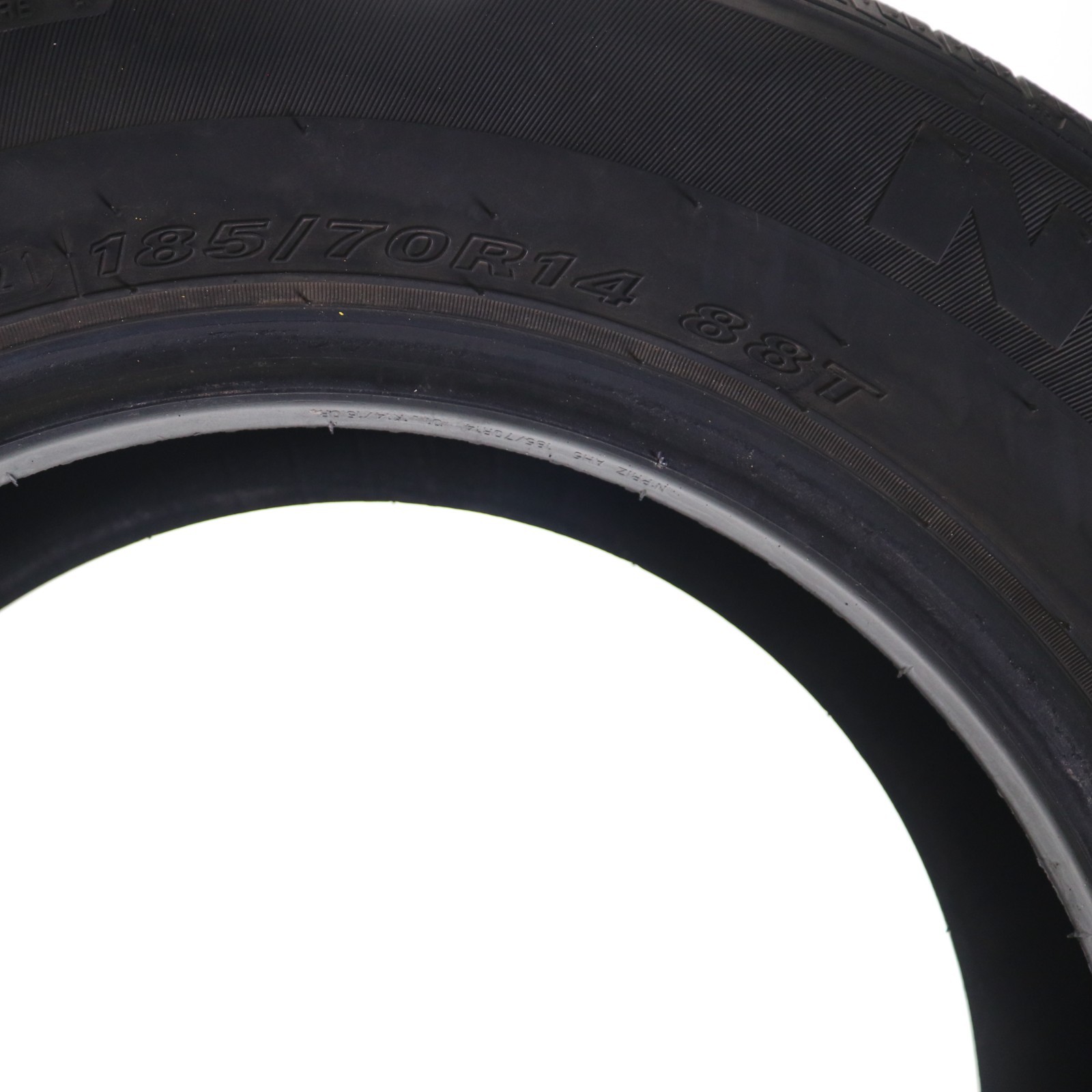 Set of 4 Used 185/70R14 Nexen N’Priz AH5 – 88T – 6.5-7/32 No Repairs