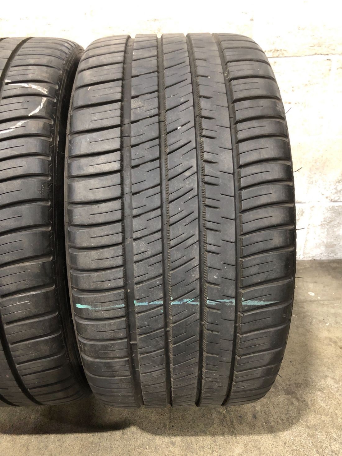 2x P275/40R18 Michelin Pilot Sport A/S 3 Plus ZP 7/32 99 Y Used Tires 2754018