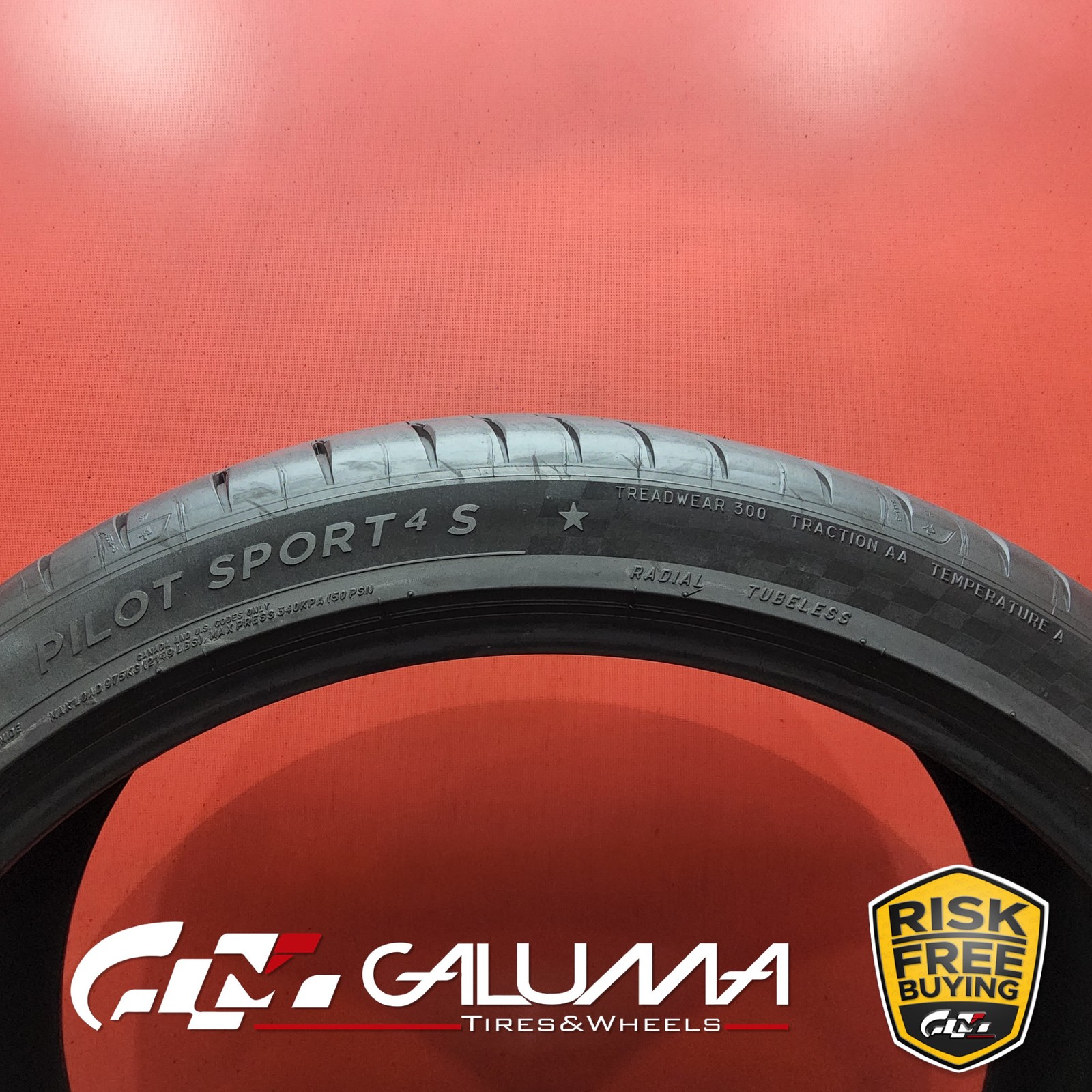 Set of 2 Tires Michelin Pilot Sport 4S ★ XL 315/30ZR22 315/30/22 3153022 #91624