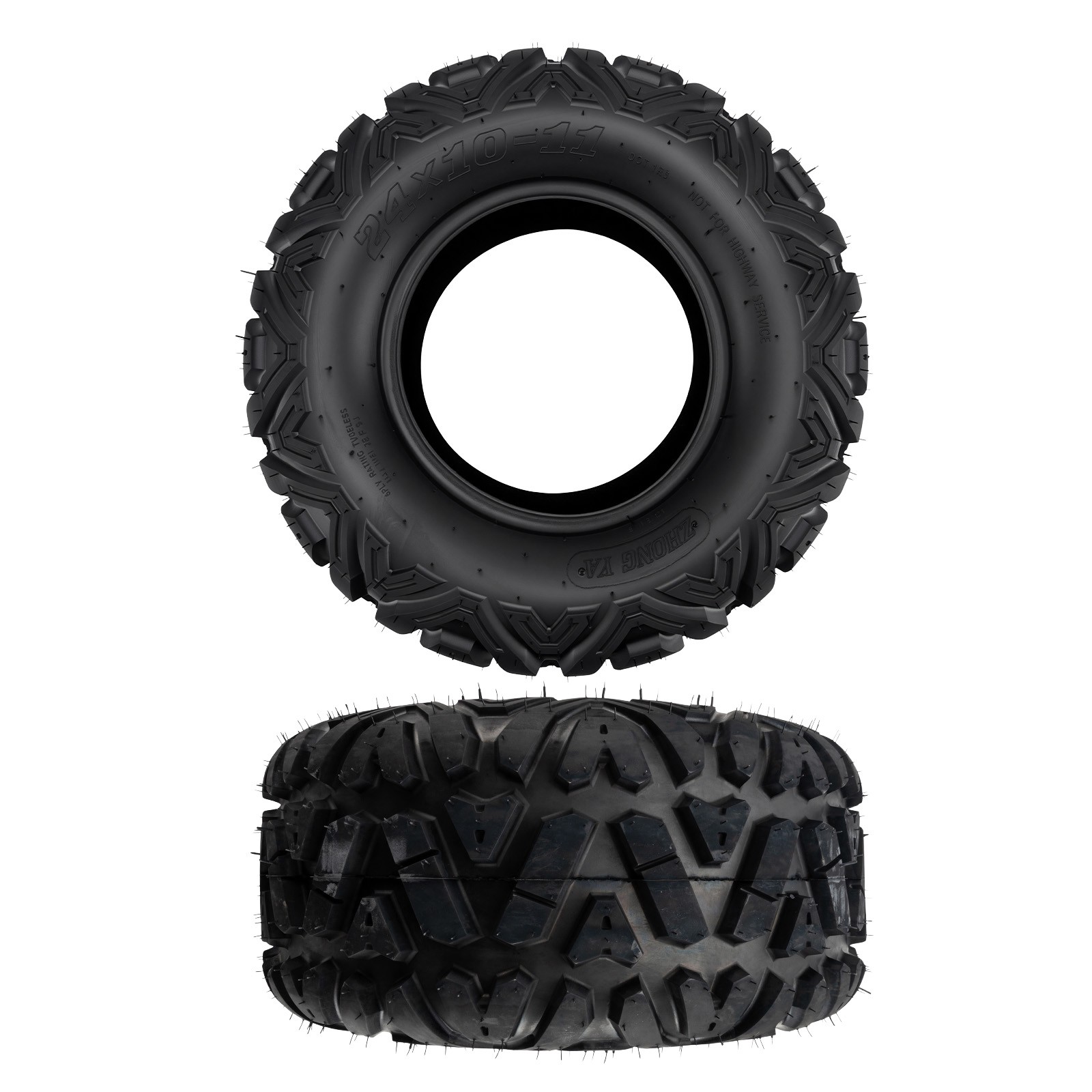 2Pcs 24×10-11 ATV Tires 6PLY All Terrain New
