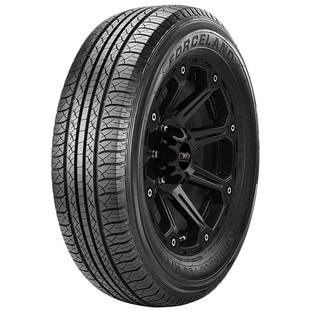 235/65R18 Forceland Kunimoto F26 H/T 106H SL Black Wall Tire