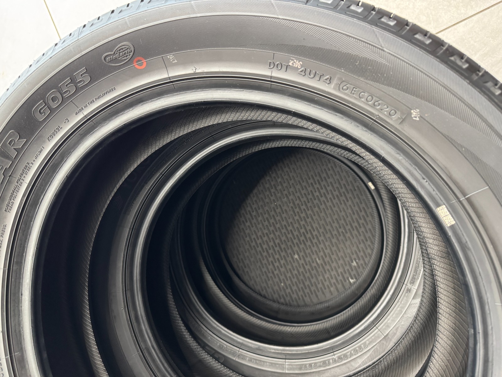 SET (4) 225/55R19 99V Yokohama Geolandar CV G055 NEW/32.
