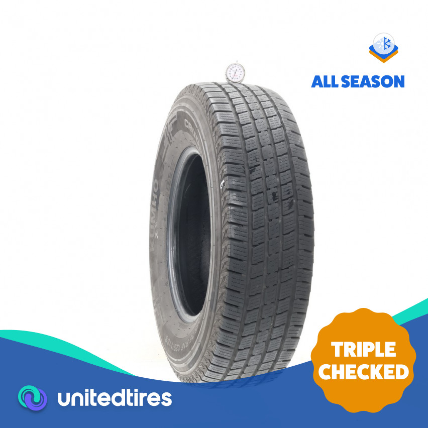 Used LT 245/75R16 Kumho Crugen HT55 120/116S – 7.5/32