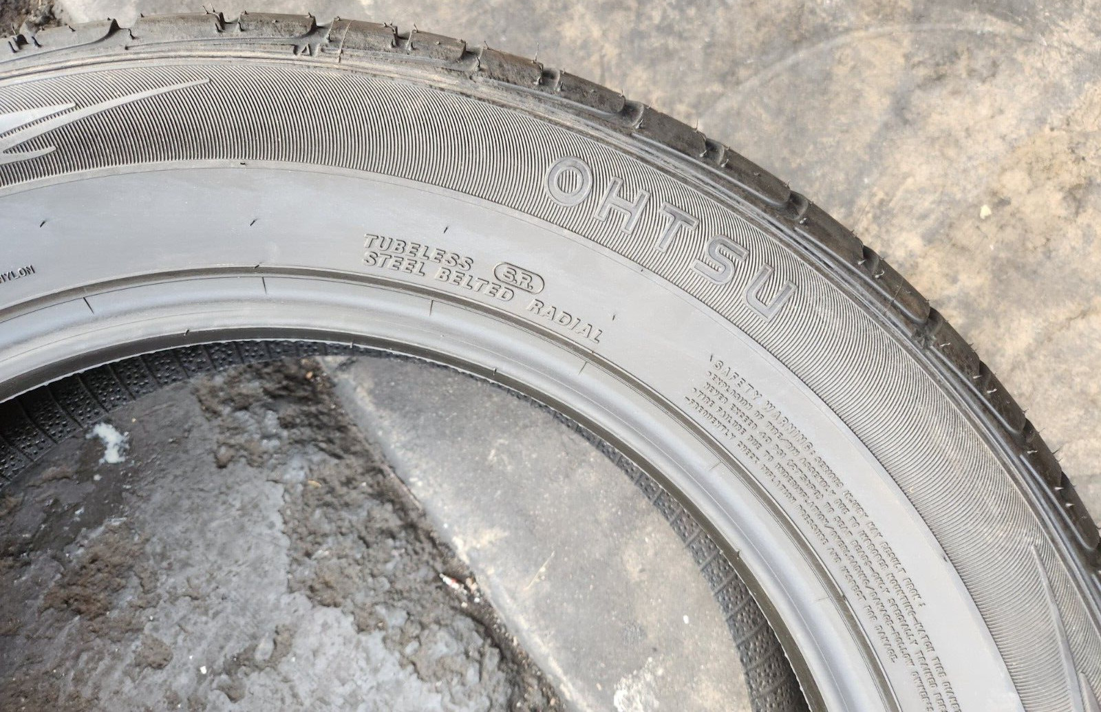 (1) OHTSU FP7000 265/60/18 100H TIRE BRAND NEW TAKE OFF