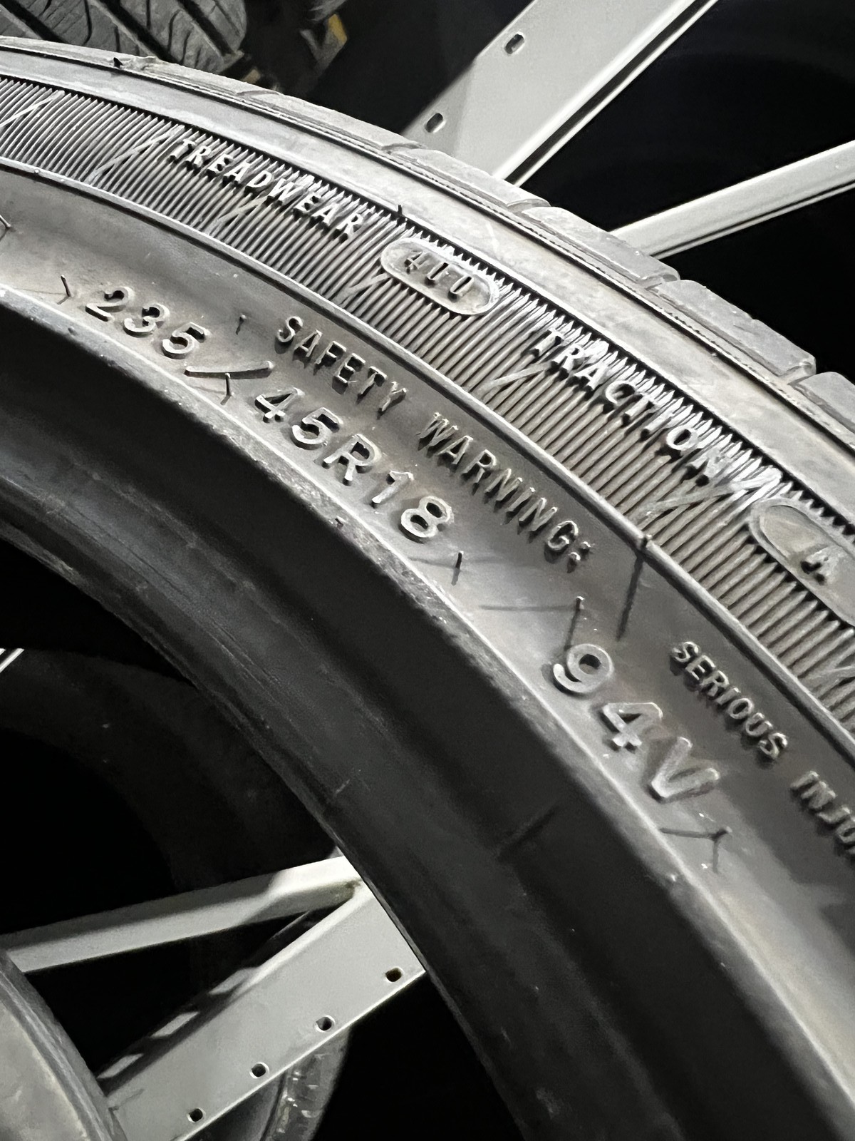 1 Tire Goodyear Eagle LS-2 235/45R18 94V DOT.1824 8/32 NO Patch