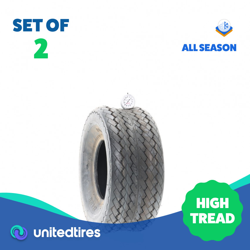 Set of (2) Used 18/8.5-8 Hi-Run SU15 4Ply 1N/A – 8.5/32 (11R76)