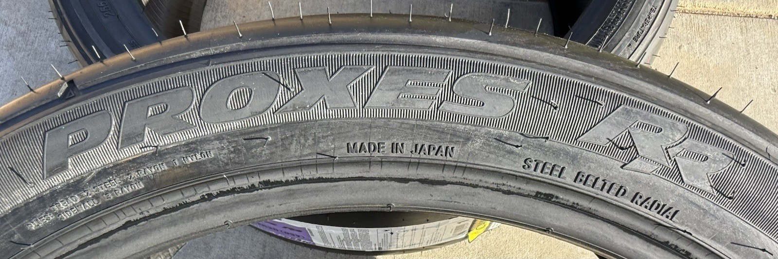 TWO BRAND NEW 255/35ZR20 (93Y) Toyo Proxes RR Track & Competition Tires 2853020