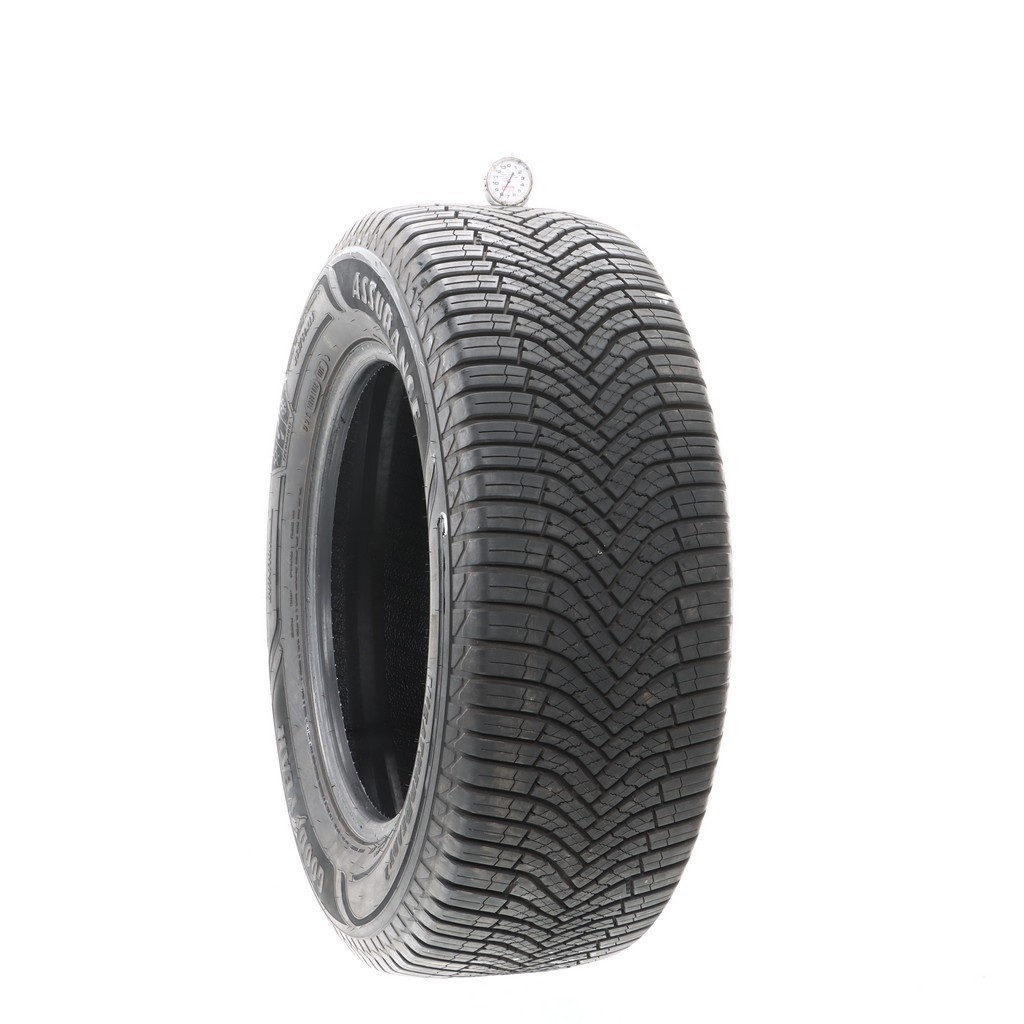 Set of (4) Used 265/60R18 Goodyear Assurance WeatherReady 2 110V – 6.5-8/32