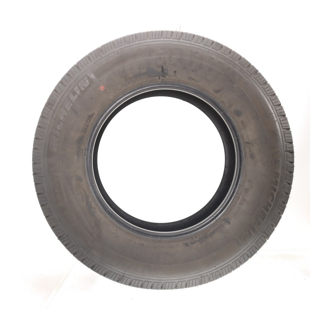 Set of (2) Used LT 245/75R17 Michelin LTX M/S2 121/118R – 9/32