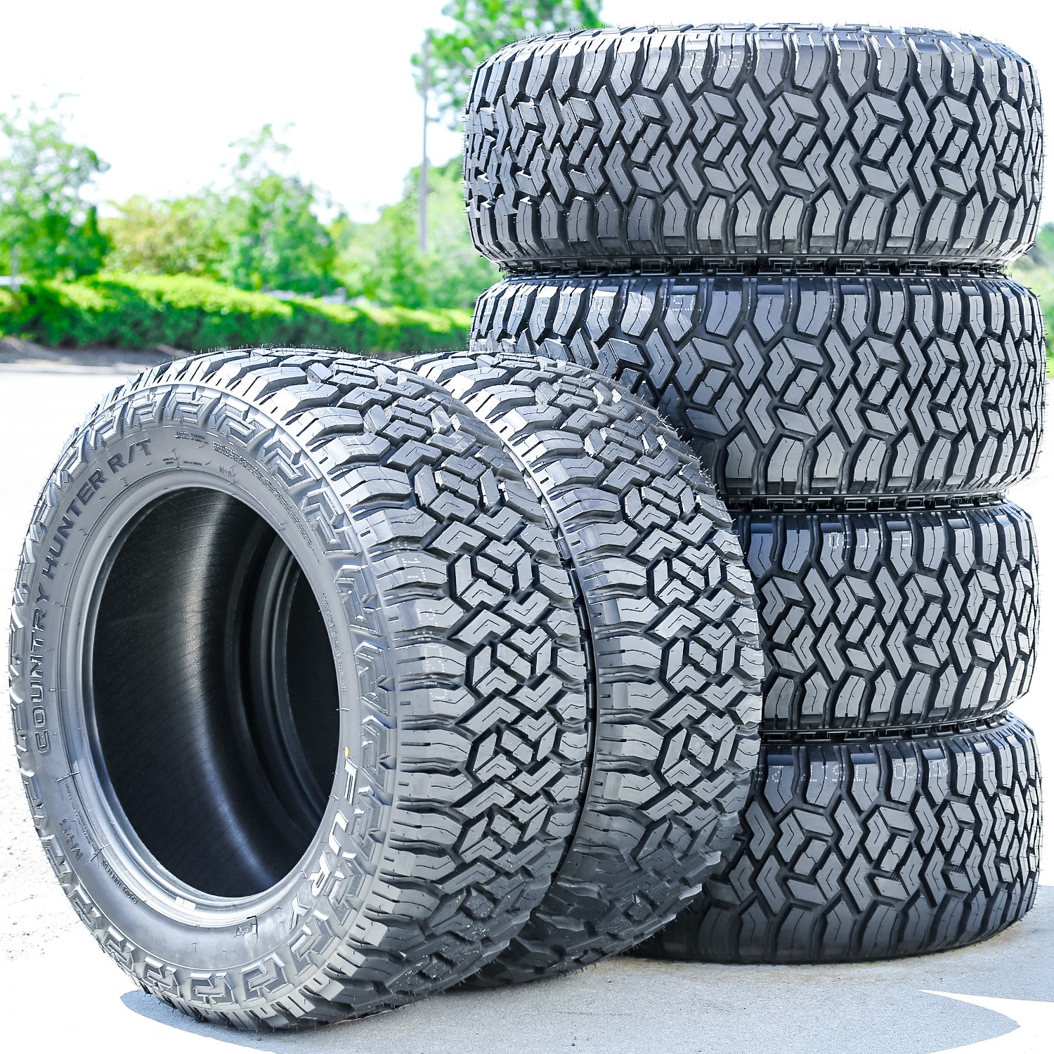 4 Fury Country Hunter R/T 33X12.50R18 118Q E 10 Ply Light Truck Tires