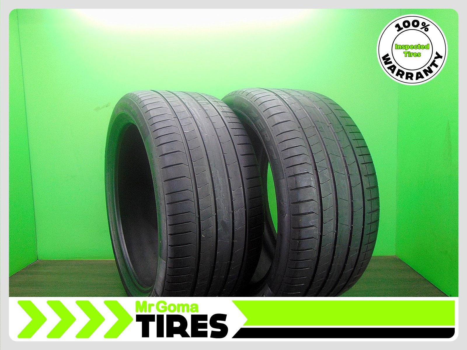2 315/35R21 USED TIRES PIRELLI P ZERO TM PZ4 RSC RFT XL 6.8/32 TREAD 111Y
