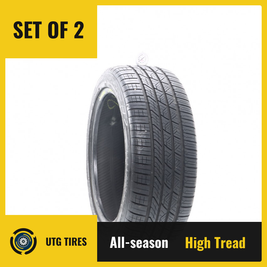Set of (2) Used 245/45ZR19 Road Hugger GTZ 102W – 9/32