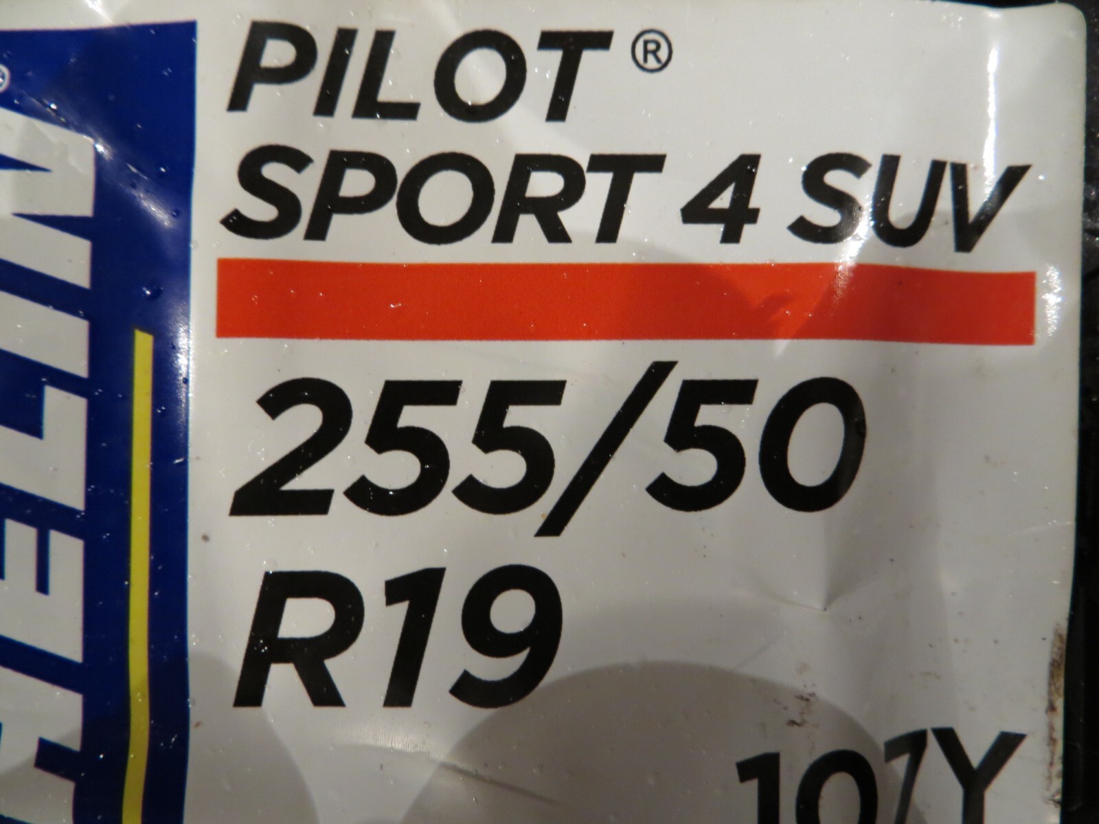 NEW 1 ONE MICHELIN PILOT SPORT 4 SUV 255/50R19 107Y XL FRANCE 255 50 19 2930