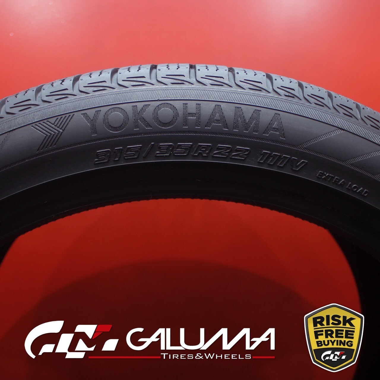 Set of 2 Tires Yokohama Advan V35 315/35R22 315/35/22 3153522 No Patch #84809