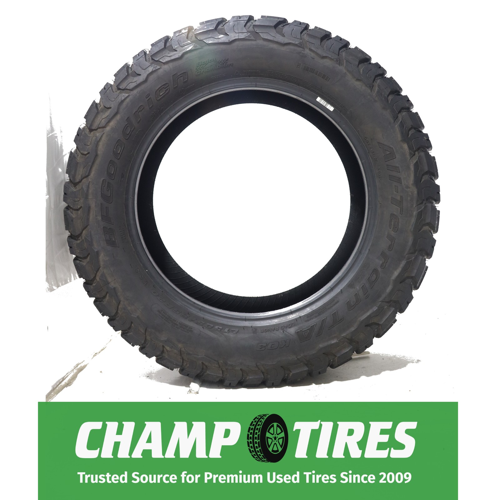 P305/55R20 BFGoodrich All-Terrain T/A KO3 125 S Used 14/32nds