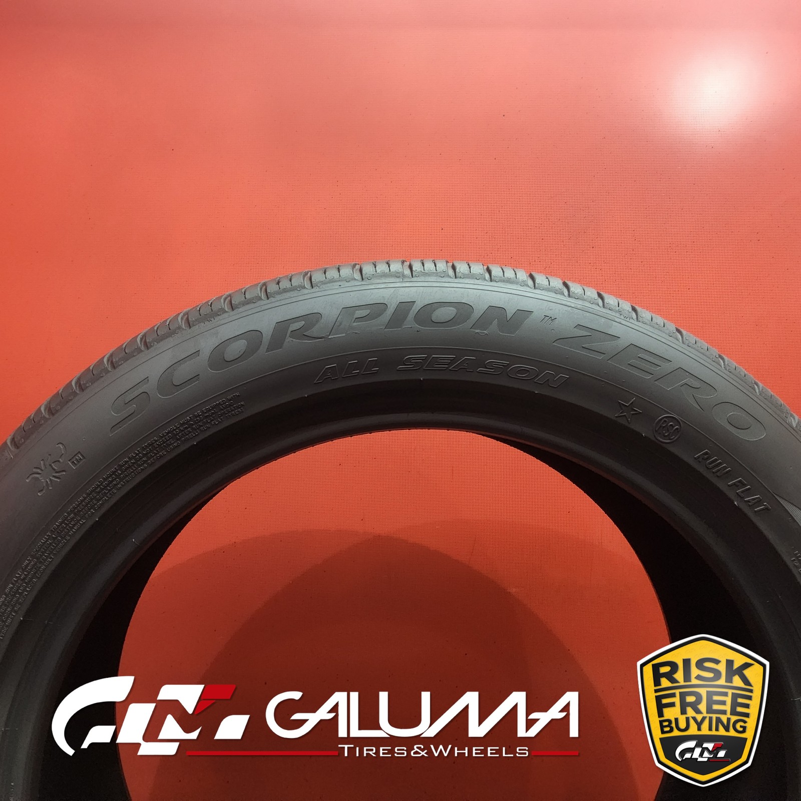 4 Tires LikeNEW Pirelli Scorpion Zero A/S RunFlat ★ 275/45R20 No Repairs #96165