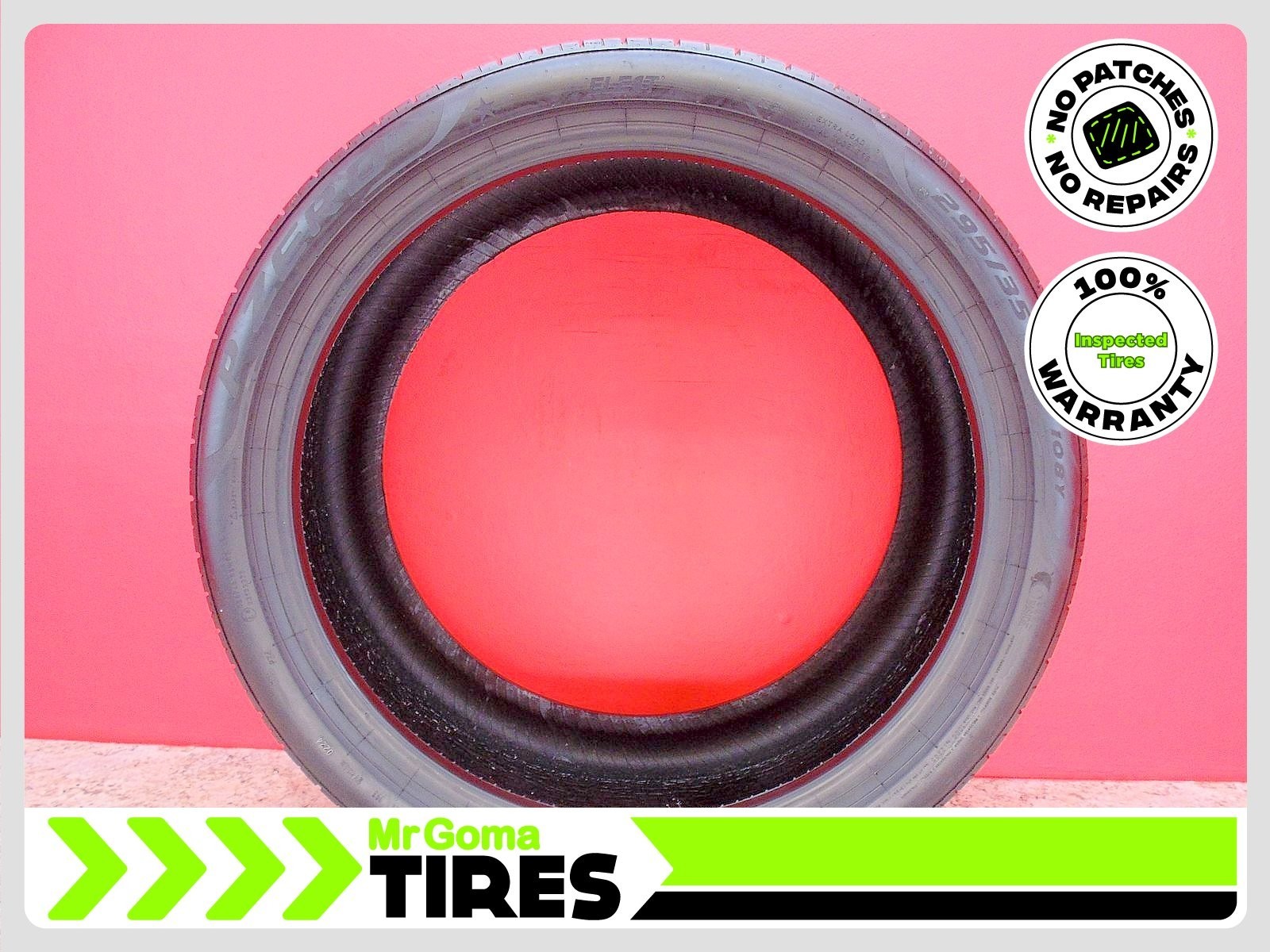 1 PIRELLI P ZERO TM PZ4 ELECT XL 295/35R23 USED TIRE 7.3/32 TREAD 108Y 2953523