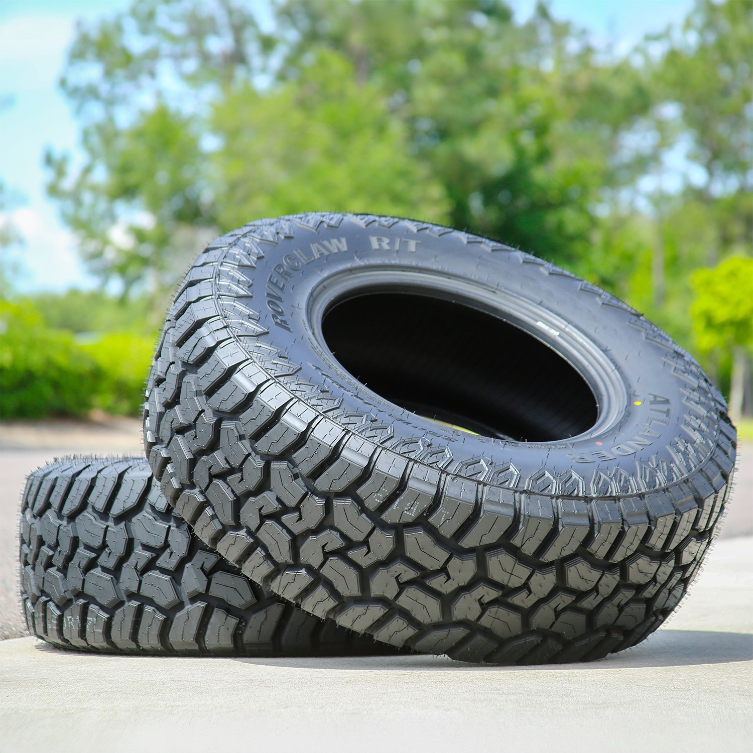2 Tires LT 33X12.50R17 Atlander Roverclaw R/T RT Rugged Terrain Load E 10 Ply