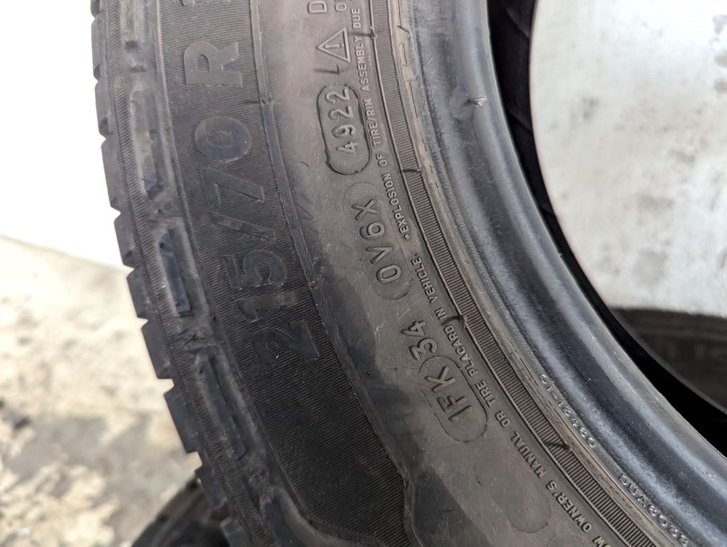 215/70 R15C 109/107S MICHELIN AGILIS 3 7.22MM 7.36MM A4922 SUMMER TYRES (QU