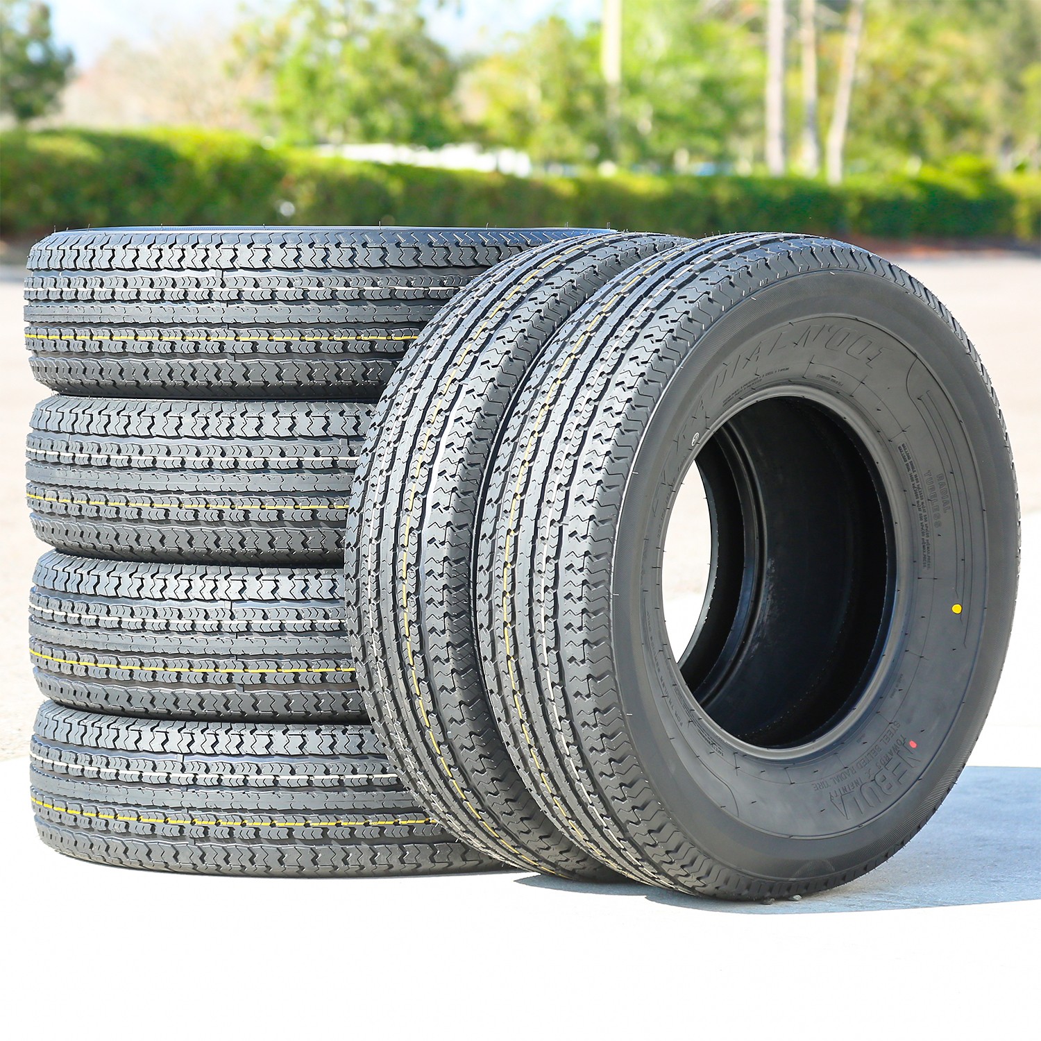 Tire Nebula ST Radial N’ 001 Semi-Steel ST 205/75R15 Load E 10 Ply (Thailand)