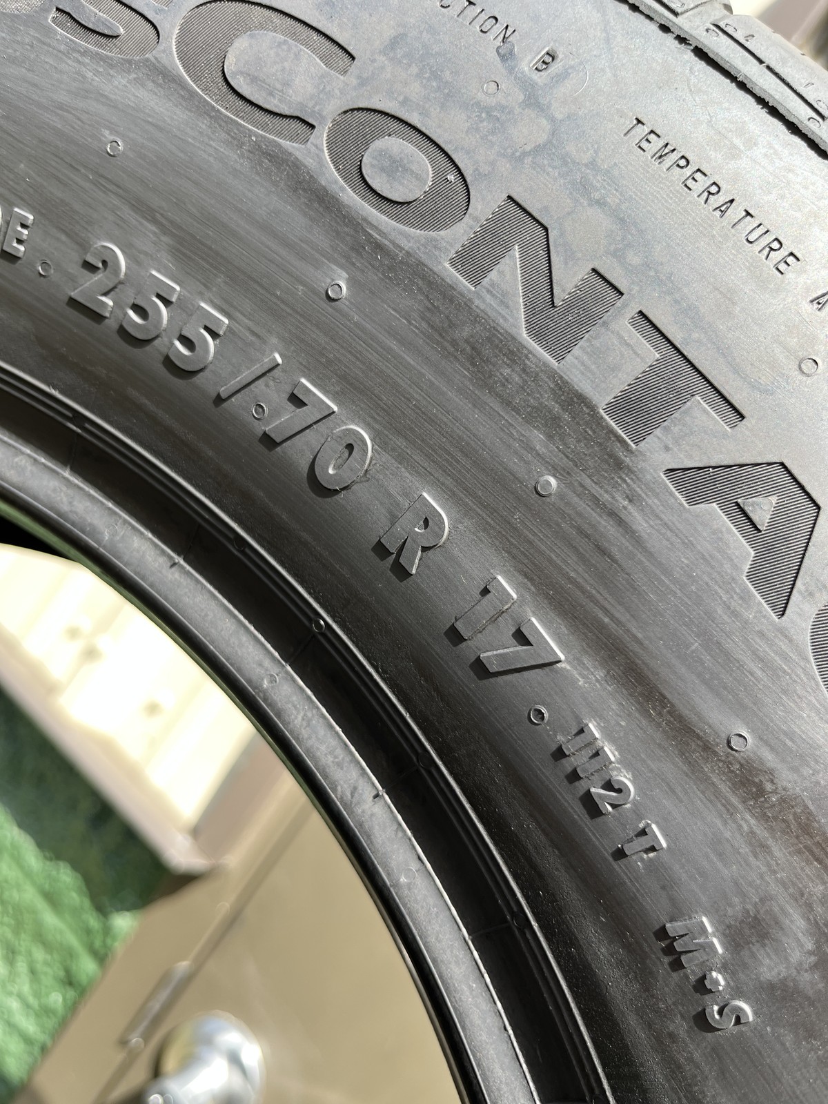 1 New Tire Continental CrossContact RX 255/70R17 112T DOT.3923 12/32