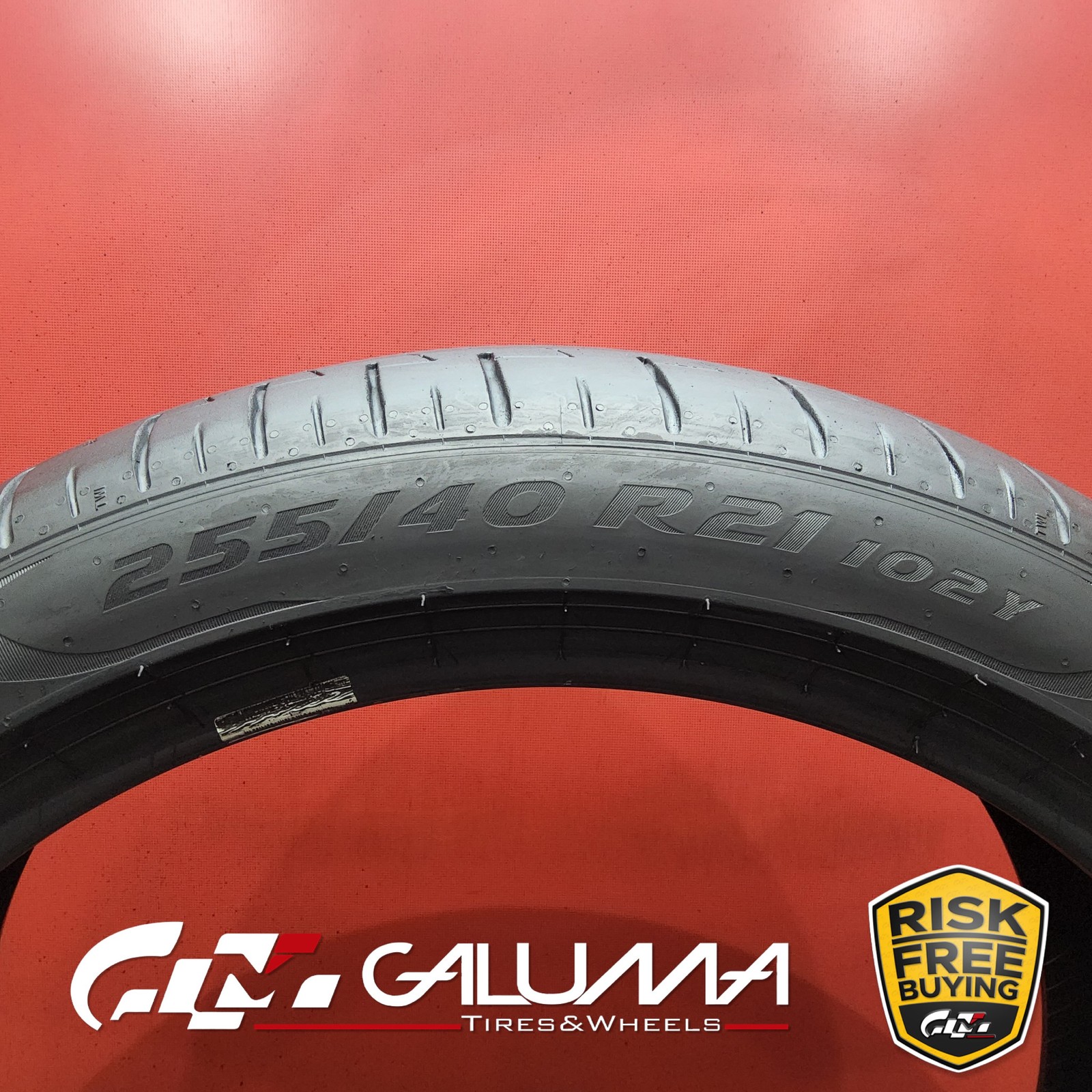 1 (One) Tire LikeNEW Pirelli P Zero PZ4 XL R21 255/40/21 2554021 No Patch #90321