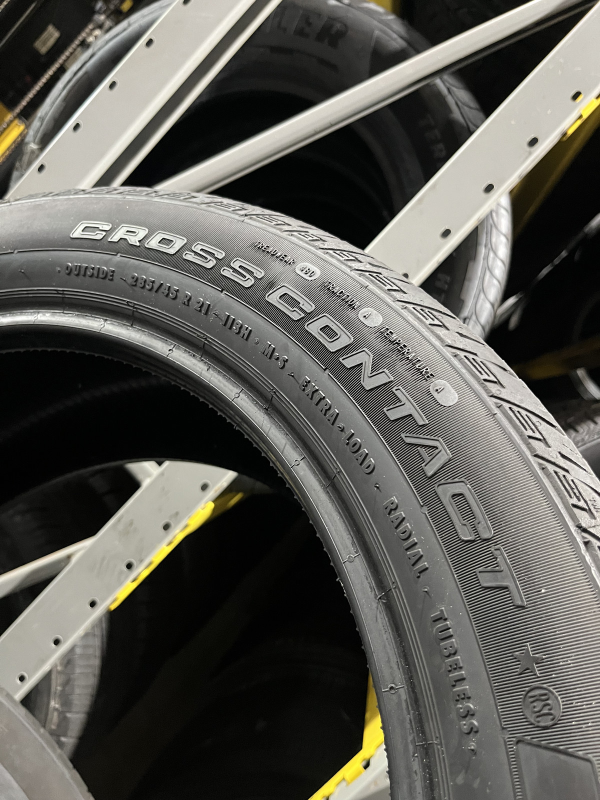 1 Continental CrossContact LX Sport SSR ★ BMW 285/45R21 113H DOT.3724 NO Patch