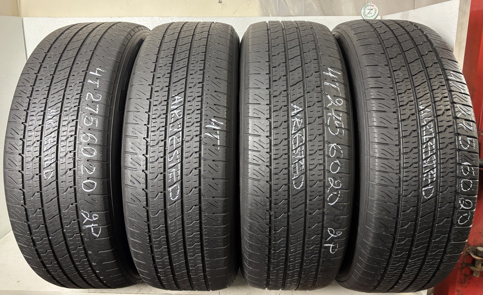 NO SHIPPING ONLY LOCAL PICK UP Set 4 Tires 275 60 20 Goodyear Wrangler Territory