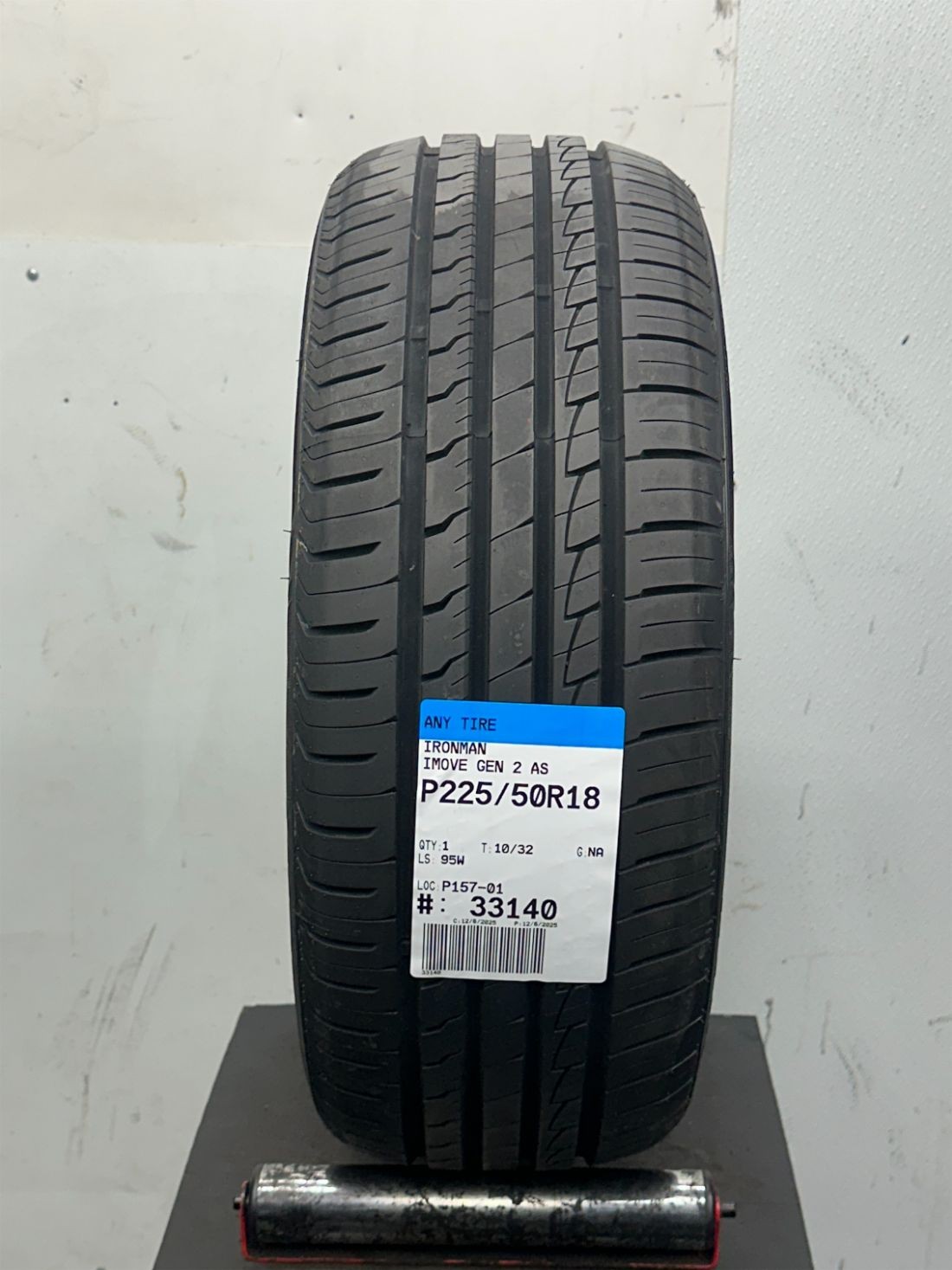 1 Used P225/50R18 Ironman IMove Gen 2 AS 95 W – 10/32