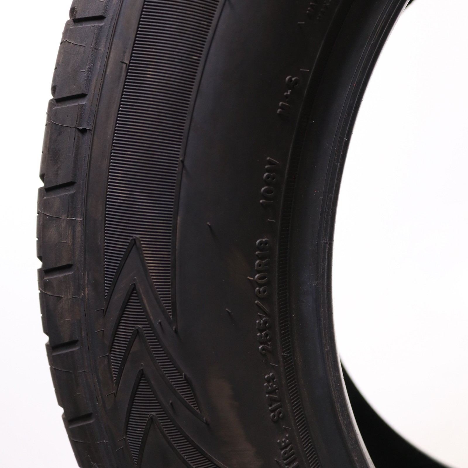 Set of 4 Used 255/60R18 Goodyear Eagle Enforcer – 108V – 10.5/32