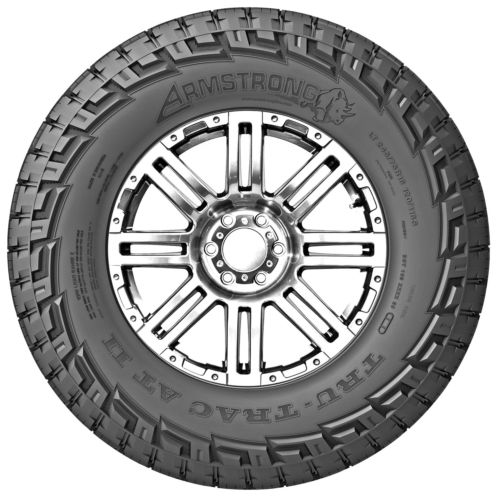 4 New Armstrong Tru-trac At Ii – Lt235x75r15 Tires 2357515 235 75 15