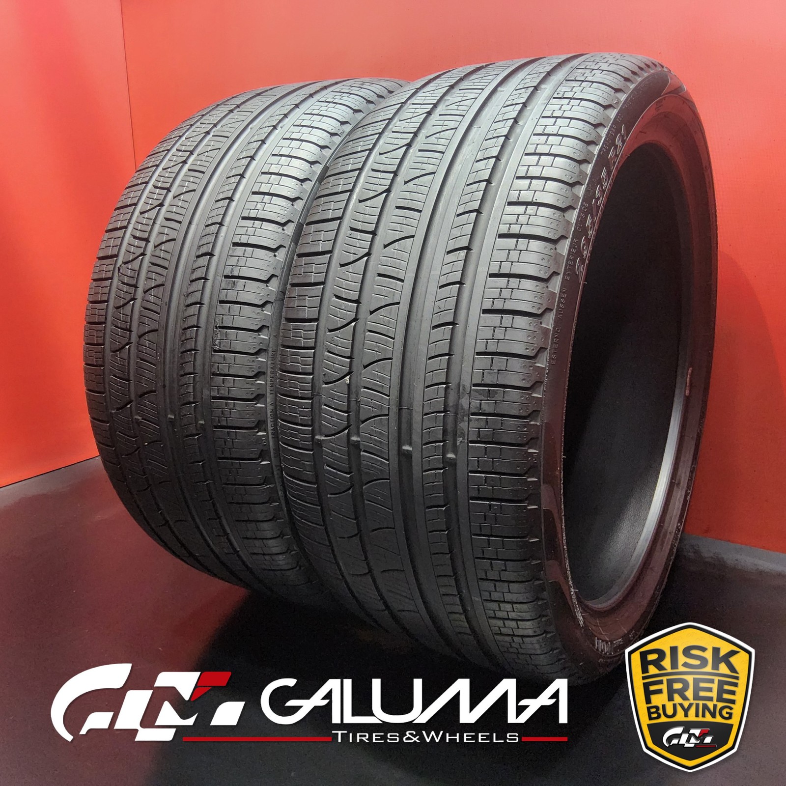 Set of 2 Tires LikeNEW Pirelli Scorpion Verde All Season (NE0) 295/35R21 #94664