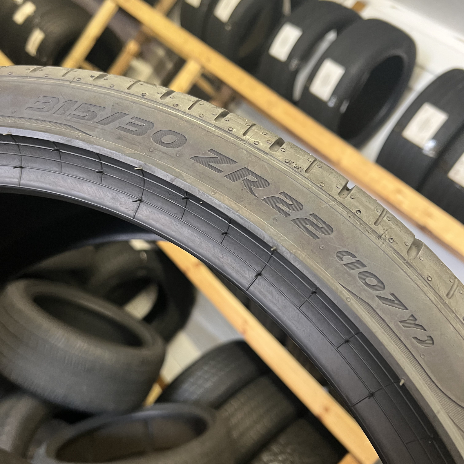 1 Tire Likenew Pirelli P Zero PZ4 BMW 315/30ZR22 107Y