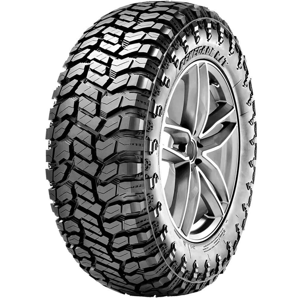 Tire Radar Renegade R/T LT 35X12.50R17 Load E 10 Ply RT Rugged Terrain