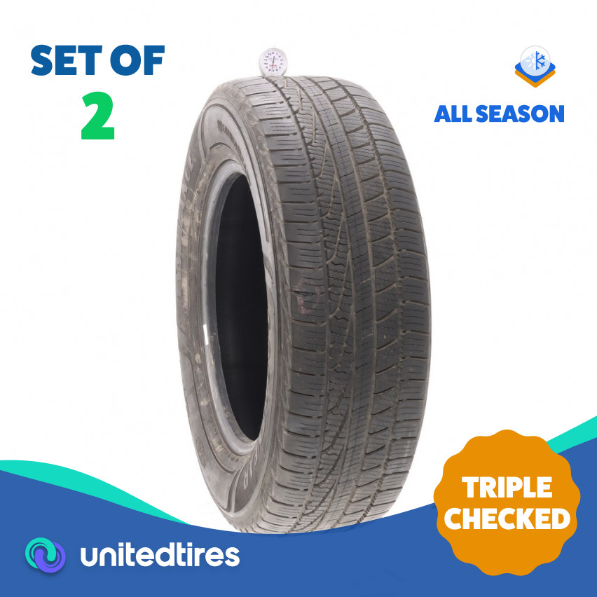 Set of (2) Used 255/65R18 Goodyear Assurance WeatherReady 111T – 7/32
