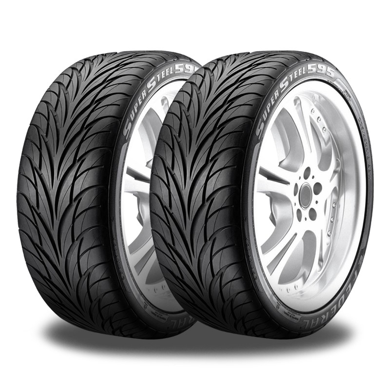 2 Federal SS595 245/40ZR18 93W SL Tires