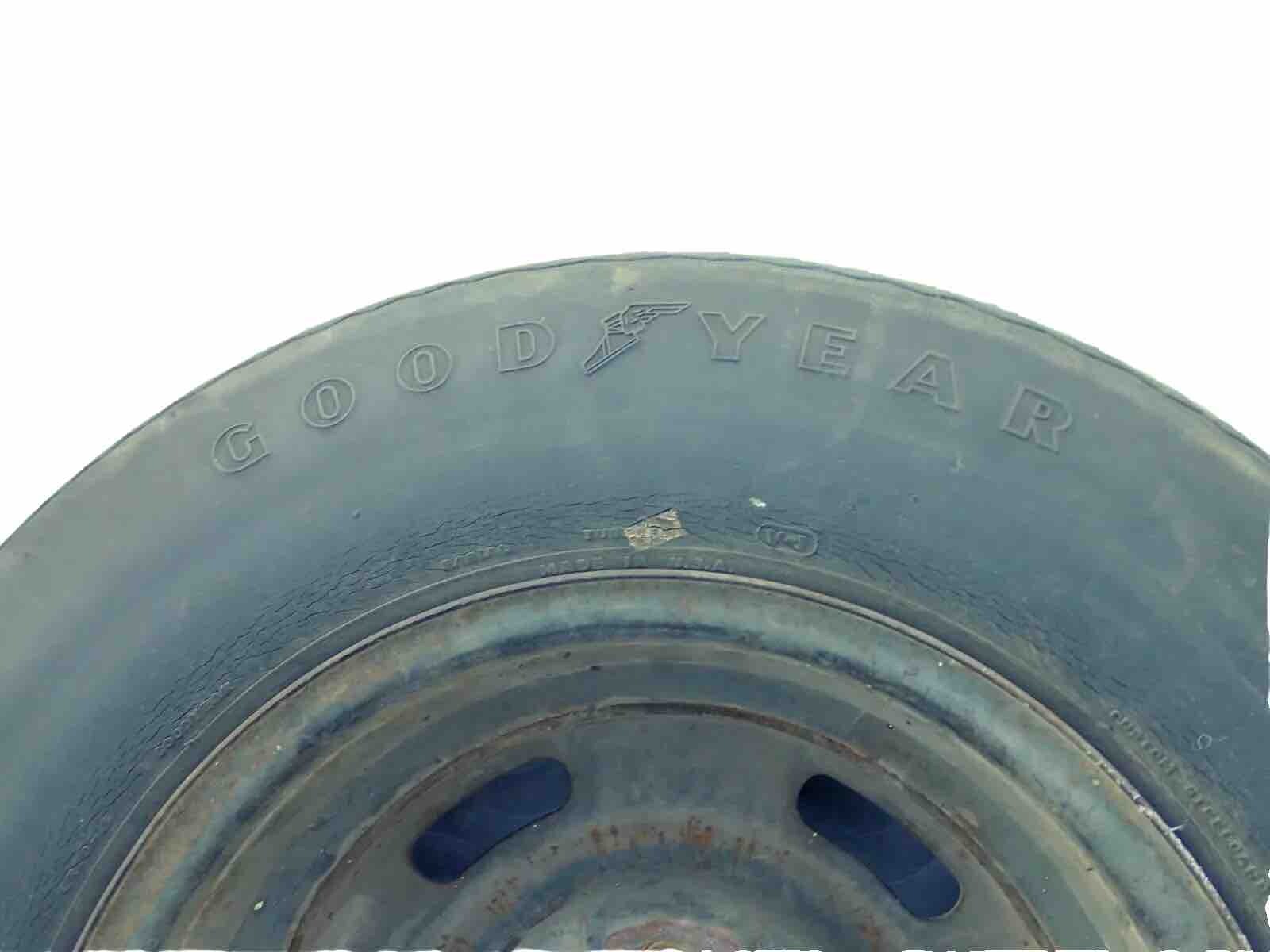 GM 15×8 AZ Rally Wheel Goodyear GR70-15 Custom Steelgard Whitewall Tire Corvette