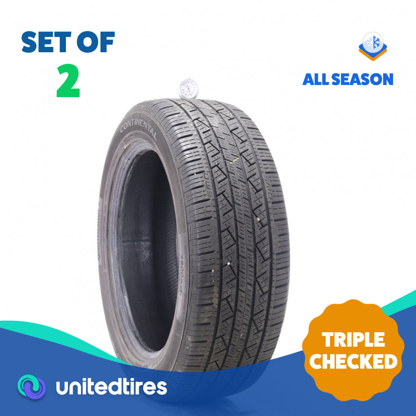 Set of (2) Used 235/55R19 Continental CrossContact LX25 105V – 6/32