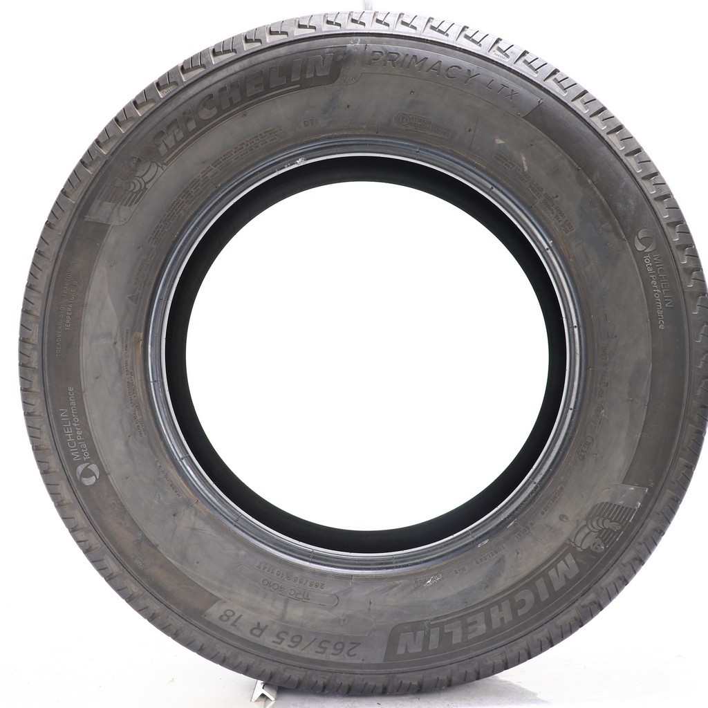 Set of (4) Used 265/65R18 Michelin Primacy LTX 114T – 9.5-11/32