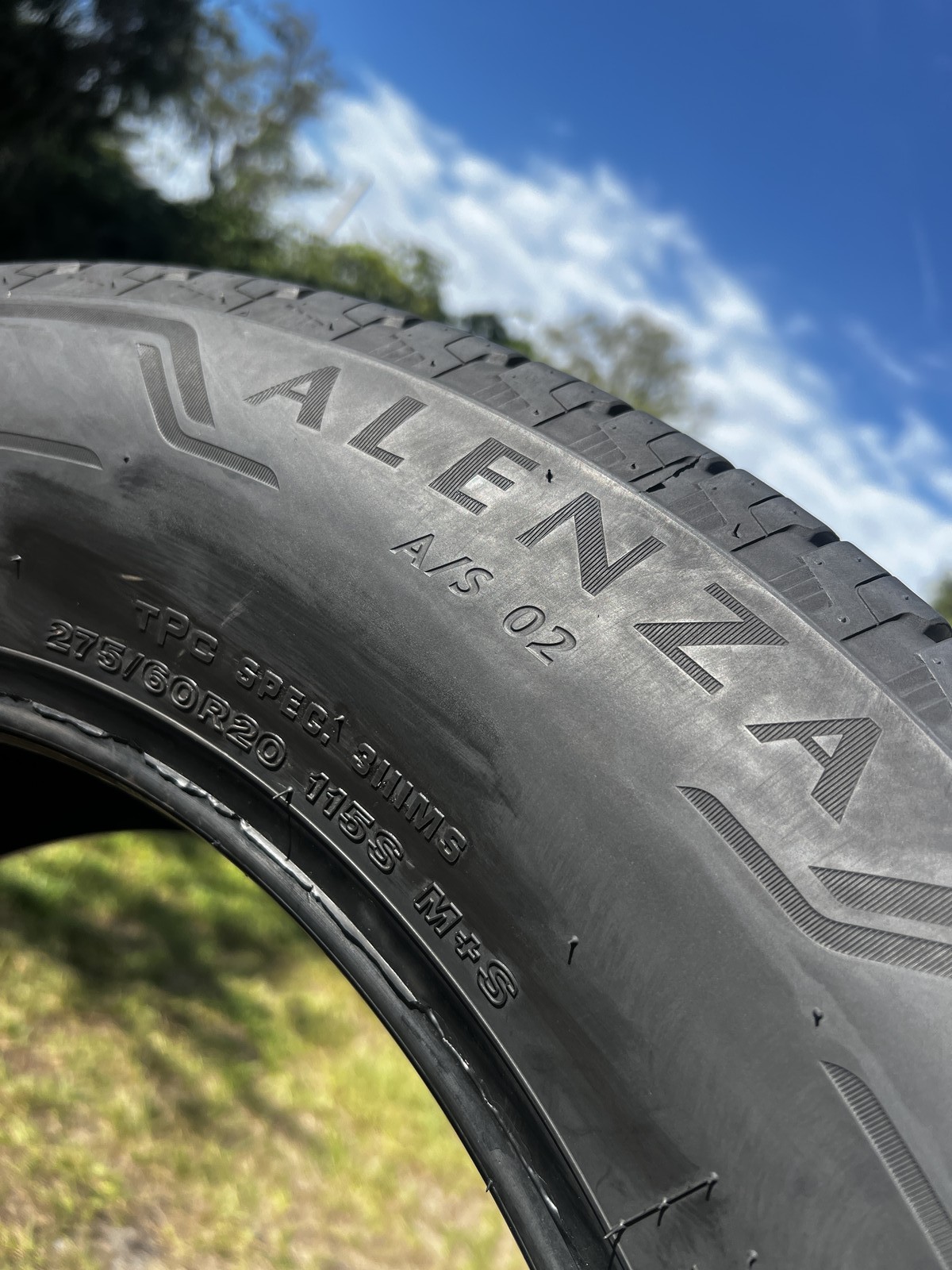1 Tire Bridgestone Alenza A/S 02 TPC 275/60R20 115S DOT.2522 8.25/32 NO Patch
