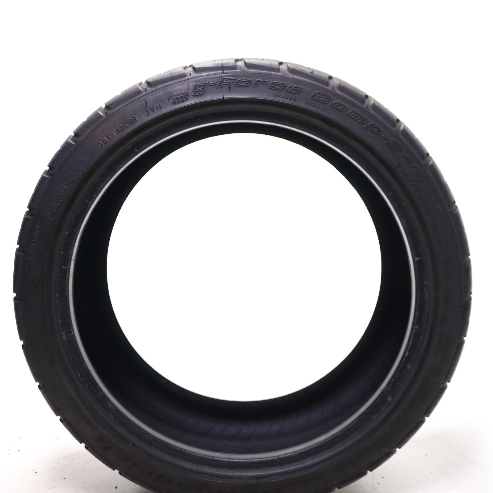 Set of 2 Used 235/40ZR18 BFGoodrich g-Force Comp-2 A/S Plus – 95W – 7-8/32