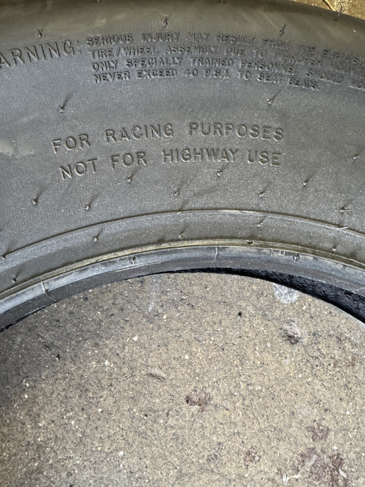 26X4.5-15 HOOSIER DRAG FRONT RUNNER RACING TIRE HO 18105 ET