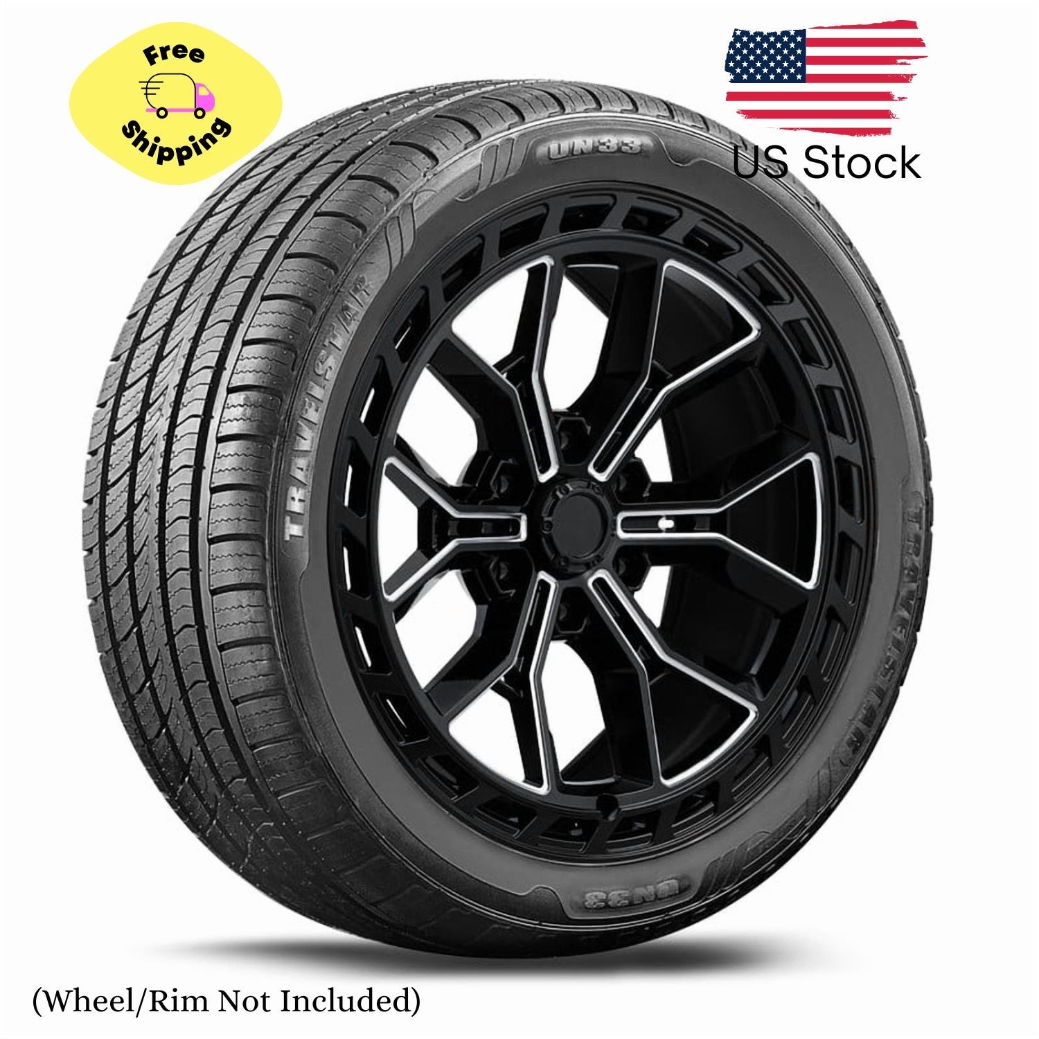 UN33 All Season 225/50R17 225/50/17 94V High Performance Passenger Tire(No Rim)