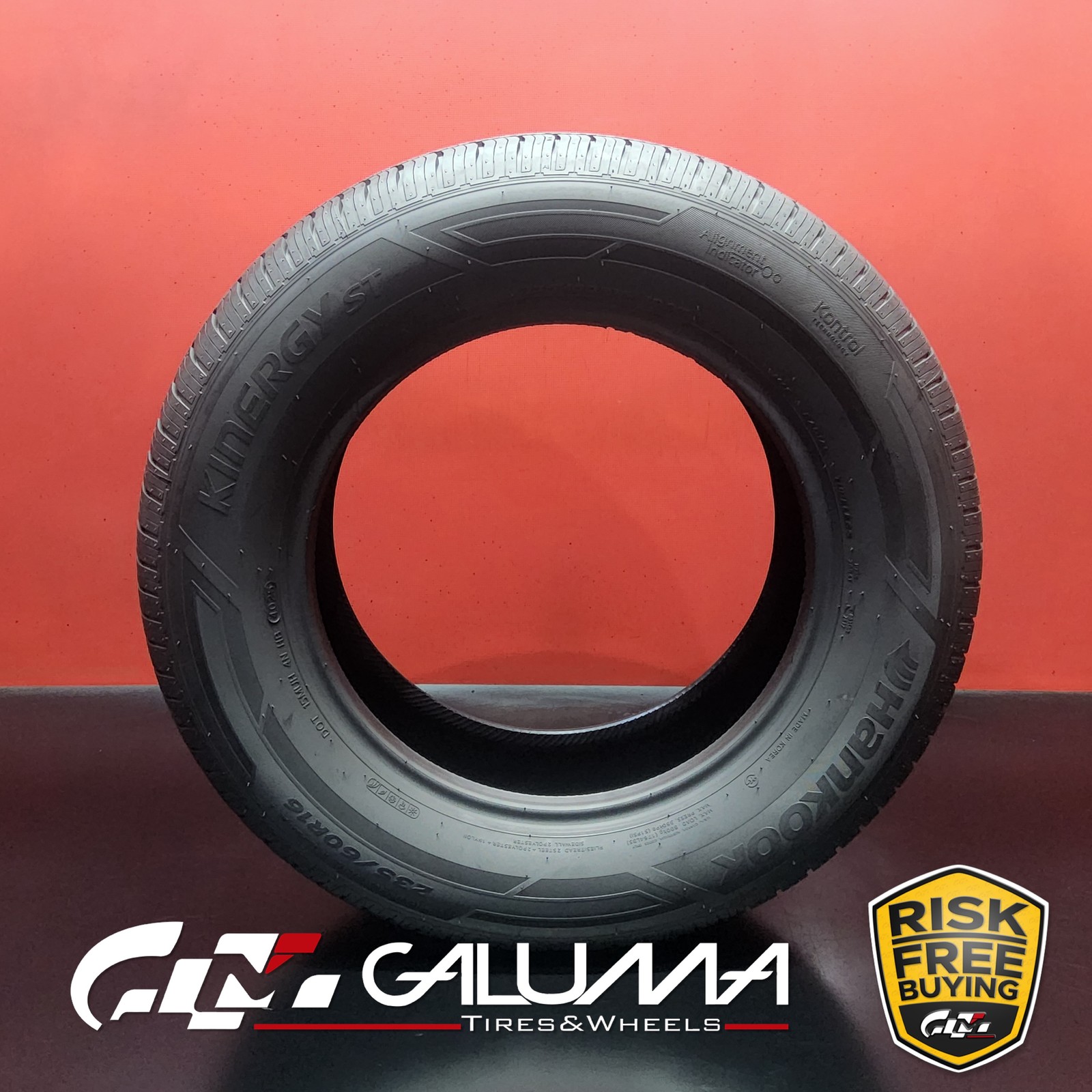 1 Tire LikeNEW Hankook Kinergy ST H735 235/60R16 235/60/16 2356016 100T #95635
