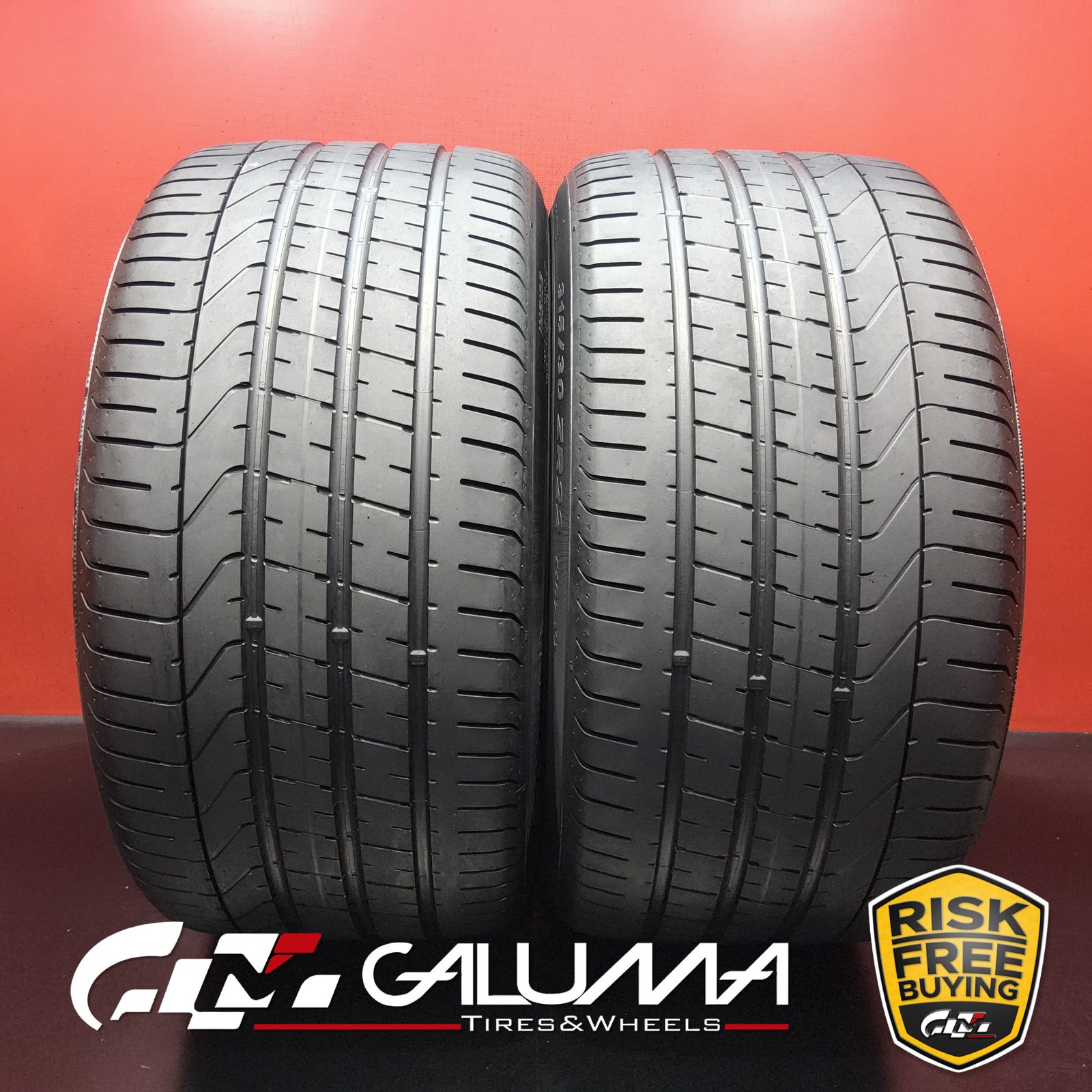 Set of 2 Tires Pirelli P Zero XL 315/30ZR22 315/30/22 3153022 No Repairs #90203