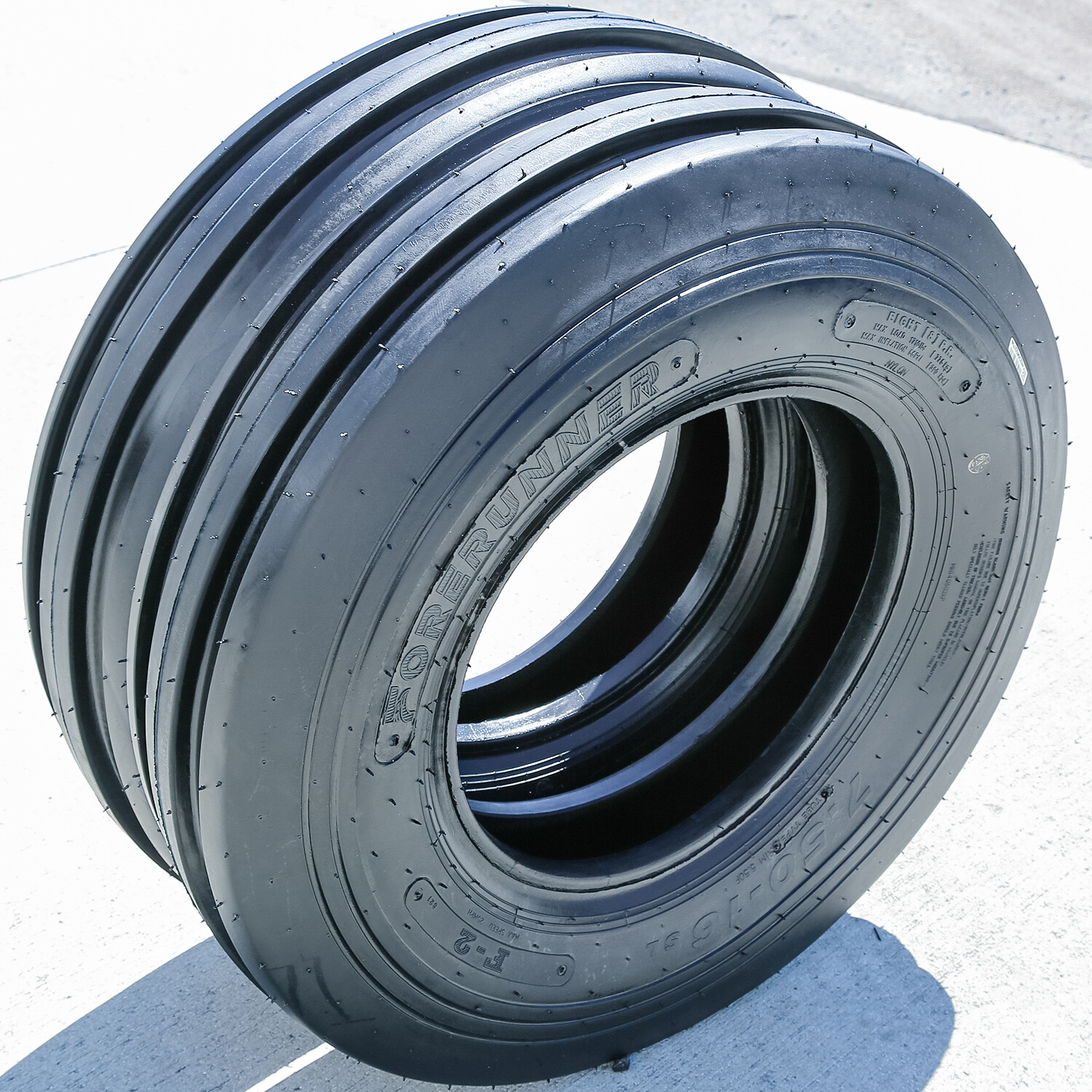 2 Tires Forerunner QH621 7.5-16 Load 8 Ply (TT) Tractor